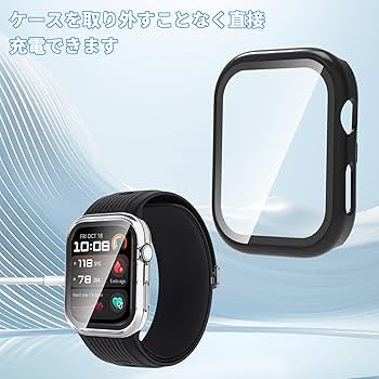 Amazon.co.jp: 【2枚セッ】For HUAWEI WATCH D2 ケース フィルム